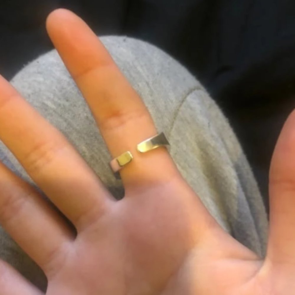 Vampire Coffin Silver Ring - Adjustable - Picture 12 of 16